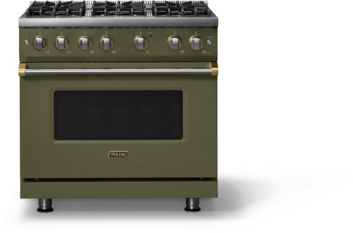 Viking 5 Series VGR53646BMABBLP - 36 Inch Gas Range; Six Burners