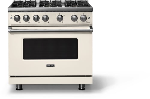 Viking 5 Series VGR53646BPW - 36 Inch Gas Range; Six Burners