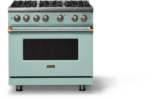 Viking 5 Series VGR53646BSPBB - 36 Inch Gas Range; Six Burners