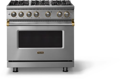 Viking 5 Series VGR53646BSSBBLP - 36 Inch Gas Range; Six Burners