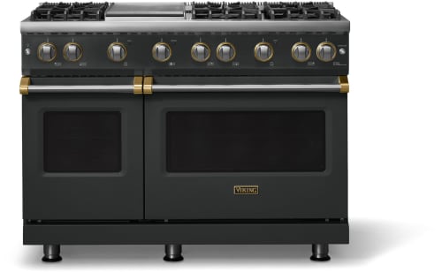 Viking 5 Series VGR54846GANBB - 48-inch Gas Range; Six Burners with Griddle
