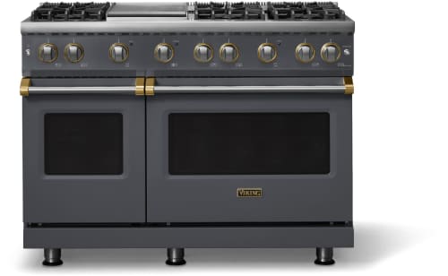 Viking 5 Series VGR54846GCSBBLP - 48-inch Gas Range; Six Burners with Griddle