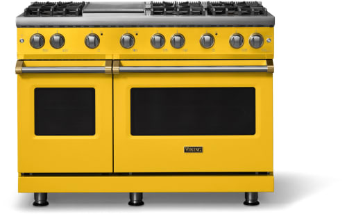 Viking 5 Series VGR54846GDABB - 48-inch Gas Range; Six Burners with Griddle