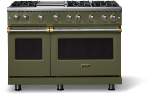 Viking 5 Series VGR54846GMABBLP - 48-inch Gas Range; Six Burners with Griddle