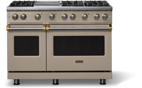 Viking 5 Series VGR54846GNABB - 48-inch Gas Range; Six Burners with Griddle