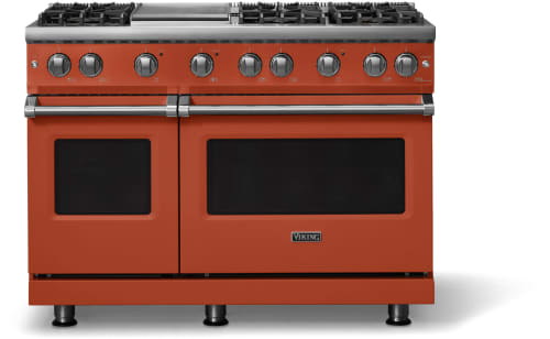 Viking 5 Series VGR54846GSC - 48-inch Gas Range; Six Burners with Griddle