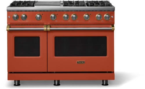 Viking 5 Series VGR54846GSCBB - 48-inch Gas Range; Six Burners with Griddle