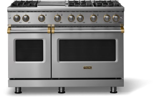 Viking 5 Series VGR54846GSSBB - 48-inch Gas Range; Six Burners with Griddle