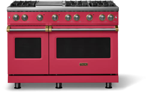 Viking 5 Series VGR54846GVABBLP - 48-inch Gas Range; Six Burners with Griddle