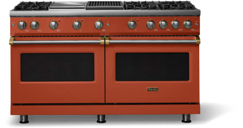 Viking VGR56046GQSCBB 60 Inch Freestanding Gas Range with 6 Sealed