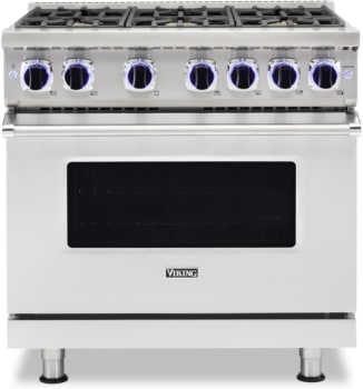 Viking VGR73626BSSLP 36 Inch Freestanding Gas Range with 6 Sealed