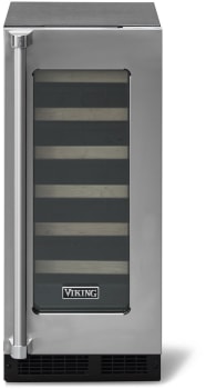 Viking PDPUG515SS - 15 Inch SS Field Reversible Panel - Glass Door W/Viking Handle
