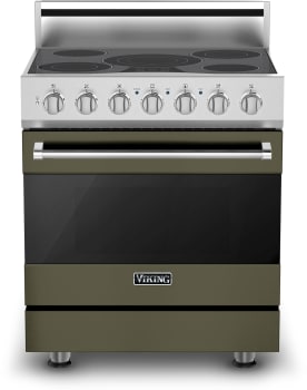 Viking 3 Series RVER33015BMA - 30 Inch Freestanding Electric Range with 5 Element Burners