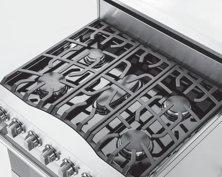 Viking RVGR33025BSSLP 30 Inch Freestanding Gas Range with 5 Sealed ...