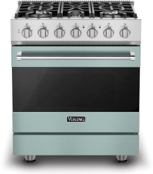 Viking 3 Series RVDR33025BSPLP - 30 Inch Self-Cleaning Dual Fuel Range