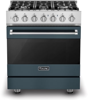 Viking 3 Series RVGR33025BSQLP - 30 Inch Self-Cleaning Gas Range