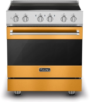 Viking 3 Series RVIR3304BDA - 30 Inch Freestanding Induction Range in Cooktop View