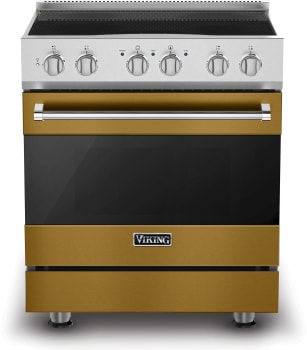 Viking 3 Series RVIR3304BGH - 30 Inch Freestanding Induction Range in Cooktop View