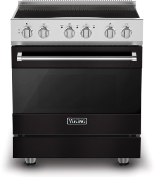 Viking 3 Series RVIR3304BON - 30 Inch Freestanding Induction Range in Cooktop View