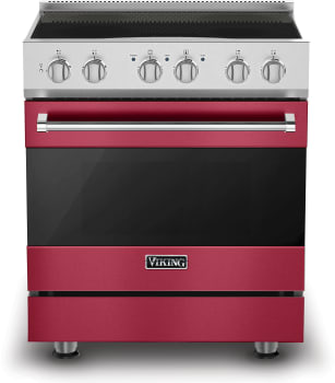 Viking 3 Series RVIR3304BVA - 30 Inch Freestanding Induction Range in Cooktop View