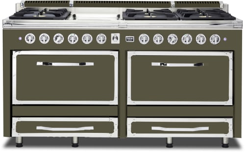 Viking Tuscany Series TVDR6616GMA - 66 Inch Tuscany Dual Fuel Range with Griddle