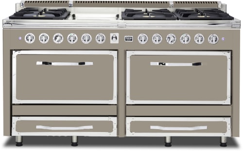 Viking Tuscany Series TVDR6616GNA - 66 Inch Tuscany Dual Fuel Range with Griddle