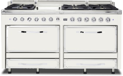 Viking Tuscany Series TVDR6616GPW - 66 Inch Tuscany Dual Fuel Range with Griddle