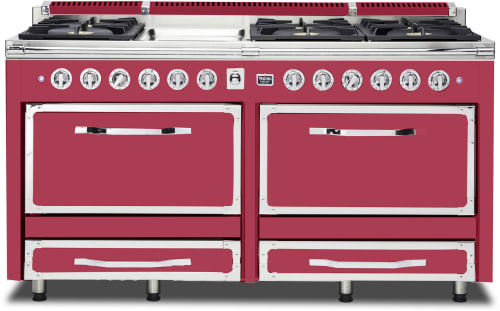 Viking Tuscany Series TVDR6616GVA - 66 Inch Tuscany Dual Fuel Range with Griddle