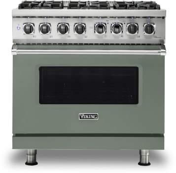 Viking 5 Series VDR5366BEUBB - 36 Inch Dual Fuel Range with 6 Sealed Burner