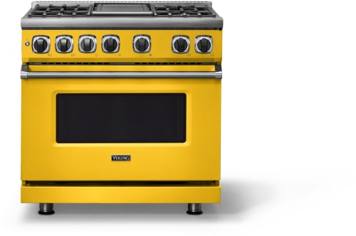 Viking 7 Series VDR73624GDALP - 36 Inch Freestanding Dual Fuel Range