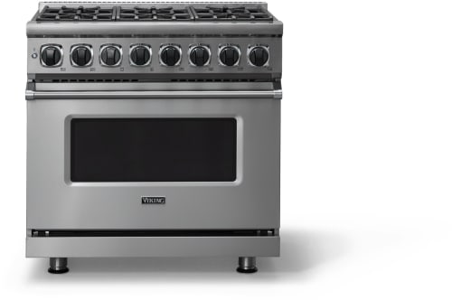 Viking 7 Series VDR73626BSS - 36 Inch Pro-Style Dual-Fuel Range