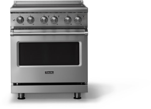 Viking 5 Series VER53044BSS - 30"W. Electric Range; Four Burners