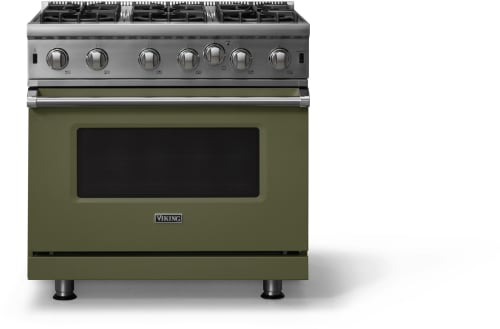 Viking 5 Series VGIC53626BMA - 36 Inch Gas Range with 6 Open Burners