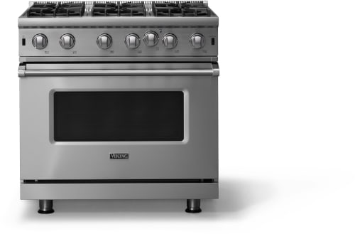 Viking 5 Series VGIC53626BSSLP - 36 Inch Freestanding Professional Gas Range