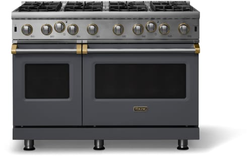 Viking 5 Series VGIC54828BCSBB - 48”W. Gas Range; Eight Burners