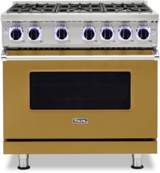 Viking 7 Series VGR73626BGH - 36 Inch Freestanding Professional Gas Range with 6 Sealed Burners