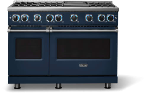 Viking VGR74826GSBLP - 48 Inch Sealed Burner Gas Range
