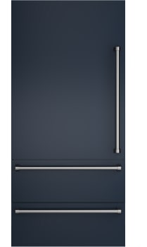 Viking VI736BDPLSB 36 Inch Integrated Bottom Freezer Refrigerator