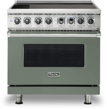 Viking 5 Series VIR53626BEU - 36 Inch Induction Self-Clean Range With 6 Burners