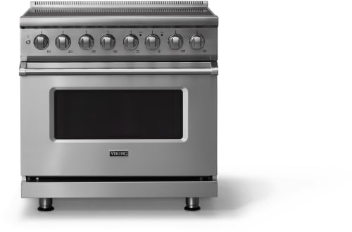 Viking 5 Series VIR53646BSS - 36 Inch Induction Range with 6 Elements