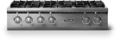 Viking 5 Series VRT53646BSSLP - 36 Inch Rangetop