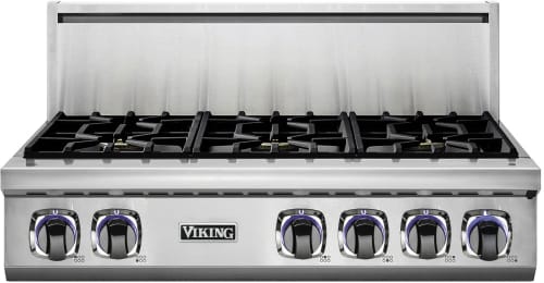 Viking 7 Series VRT7366BSSLP - 36 Inch Gas Rangetop