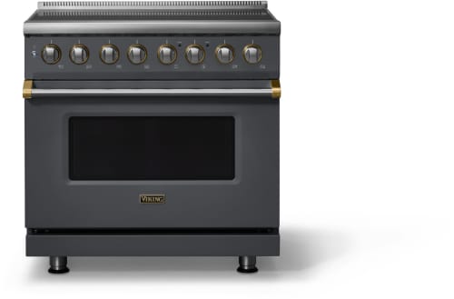 Viking 5 Series VIR53646BCSBB - 36 Inch Induction Range