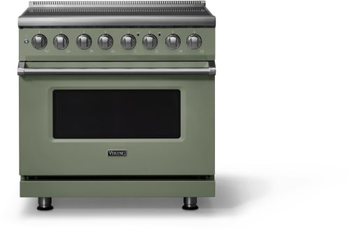 Viking VIR53646BEU 36 Inch Freestanding Induction Range with 6