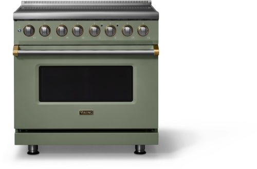 Viking VIR53646BEUBB 36 Inch Freestanding Induction Range with 6