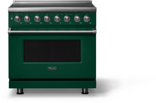 VIKING グリーン ストーブ Viking VIR53646BIV 36 Inch Freestanding Induction Range with 6