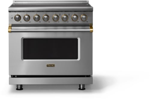 Viking 5 Series VIR53646BSSBB - 36 Inch Induction Range