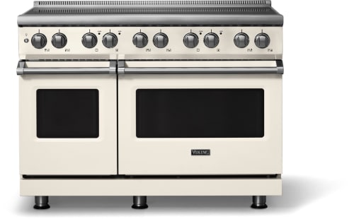 ELECTRIC 　美品　KLEVELAND Viking VIR54846BPW 48 Inch Freestanding Induction Range with 6