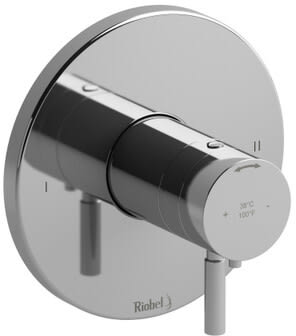 Rohl RIU™ TRUTM44C - Riu™ Single Lever Handle Thermostatic & Pressure Balance Trim with 2 Functions (No Share) in Chrome