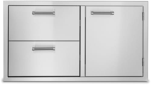 Viking VOADDR5361SS - 36 Inch Outdoor Double Drawer and Access Door Combo - Stainless Steel (21" High)